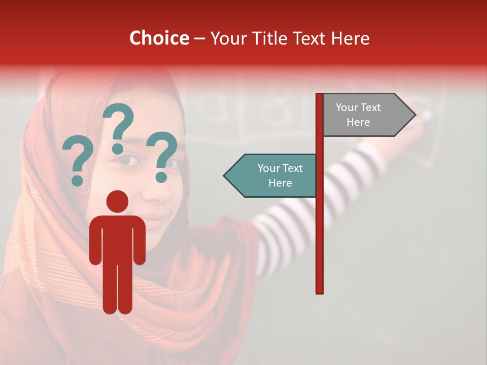 Veiled Arabic Lebanon PowerPoint Template