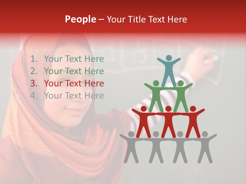 Veiled Arabic Lebanon PowerPoint Template