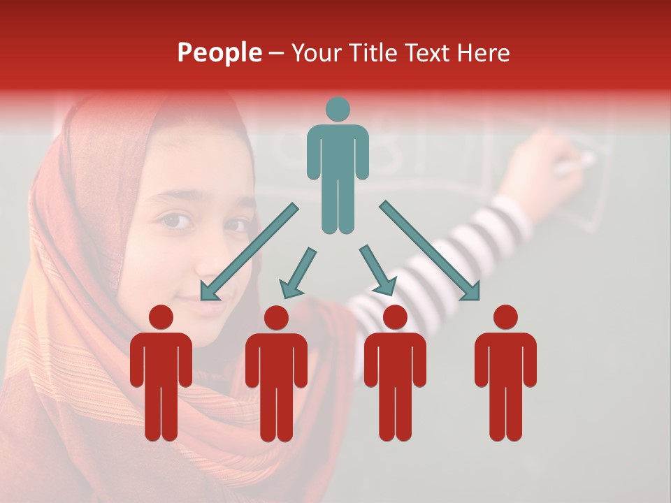 Veiled Arabic Lebanon PowerPoint Template