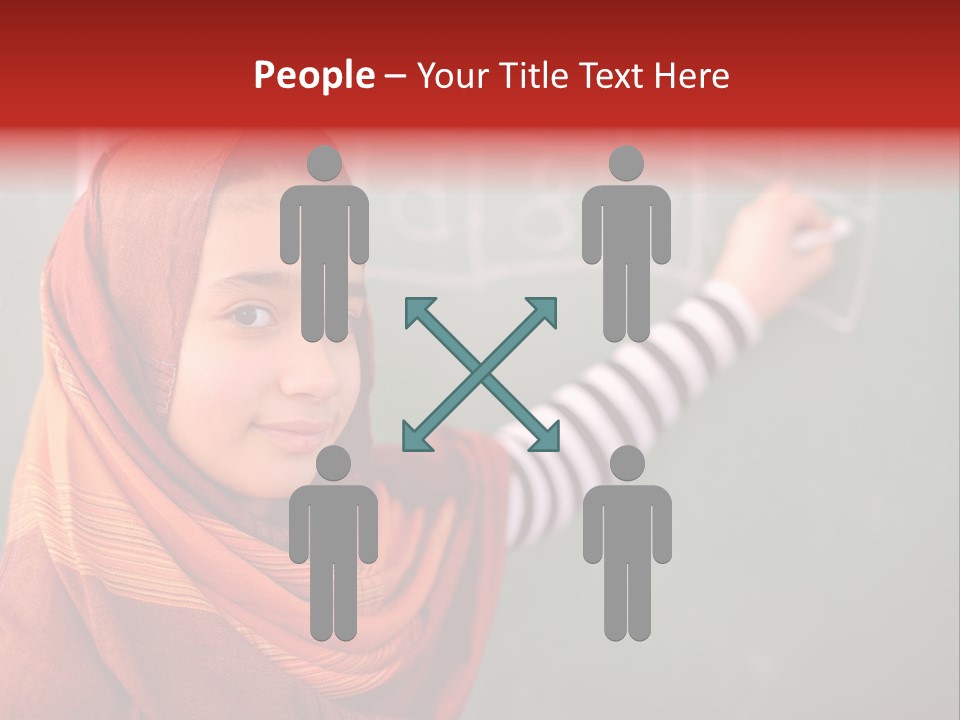 Veiled Arabic Lebanon PowerPoint Template