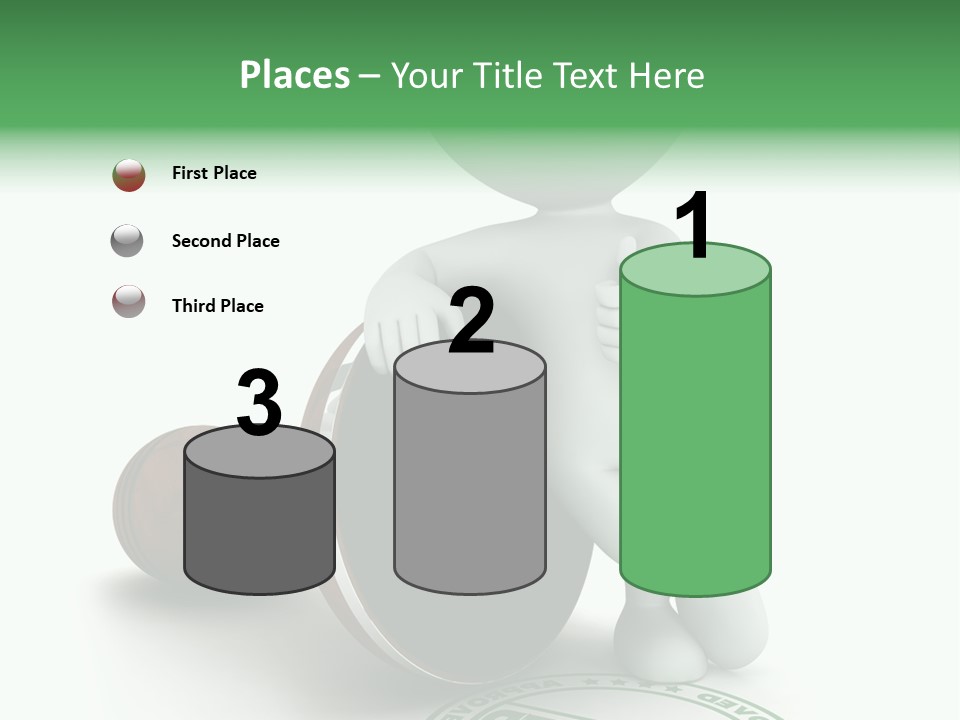 Background Stamp Man PowerPoint Template