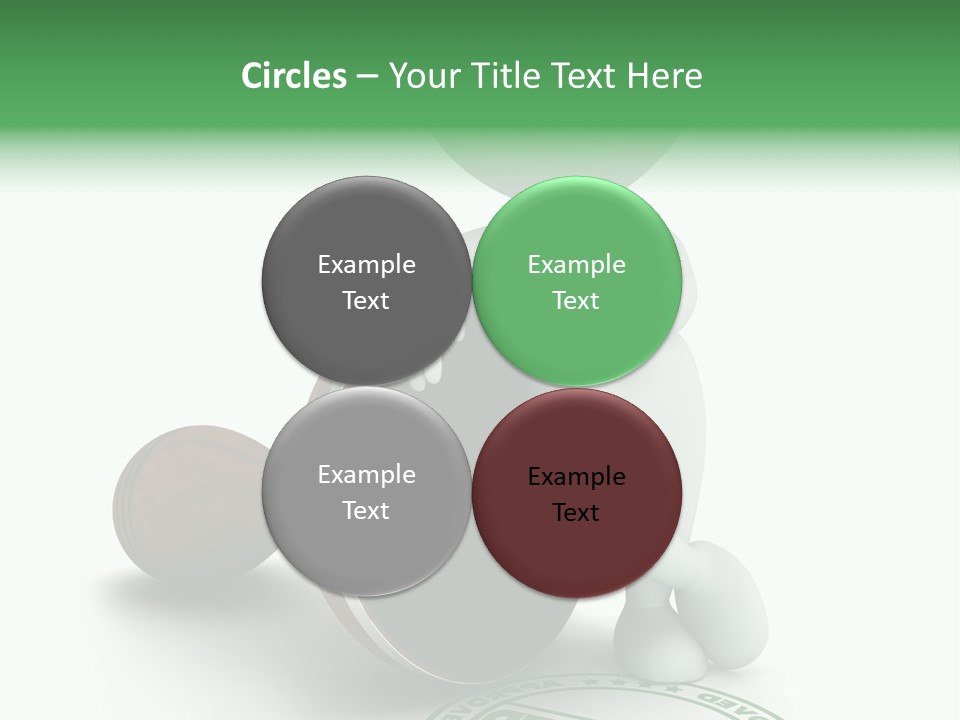 Background Stamp Man PowerPoint Template