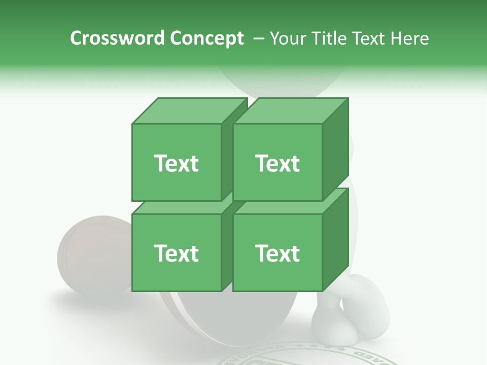 Background Stamp Man PowerPoint Template