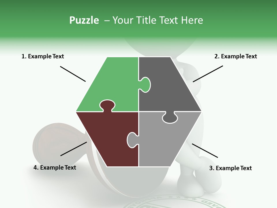 Background Stamp Man PowerPoint Template