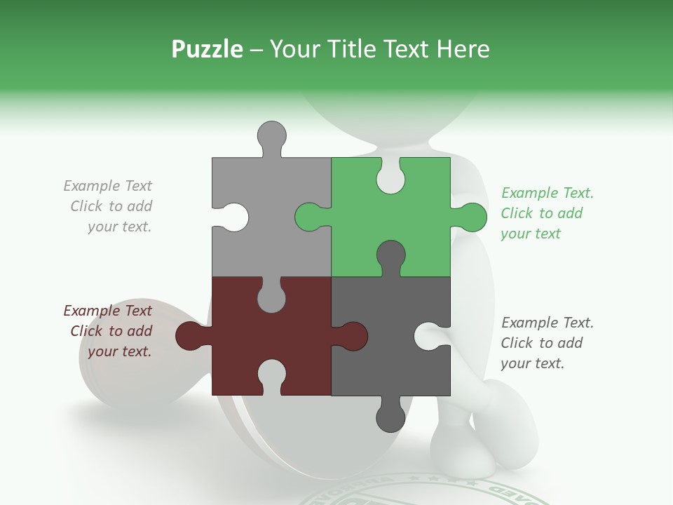 Background Stamp Man PowerPoint Template