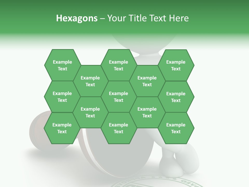 Background Stamp Man PowerPoint Template