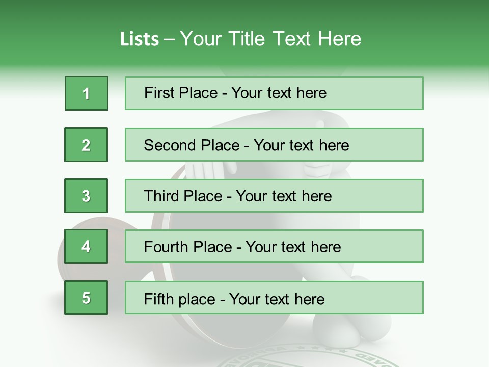 Background Stamp Man PowerPoint Template