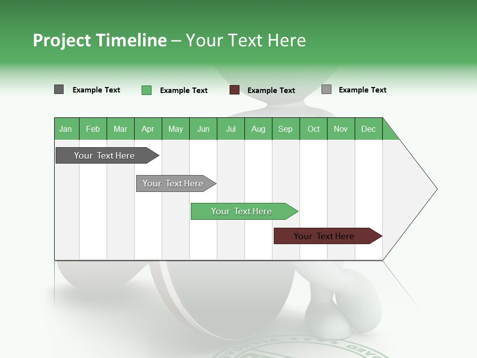 Background Stamp Man PowerPoint Template