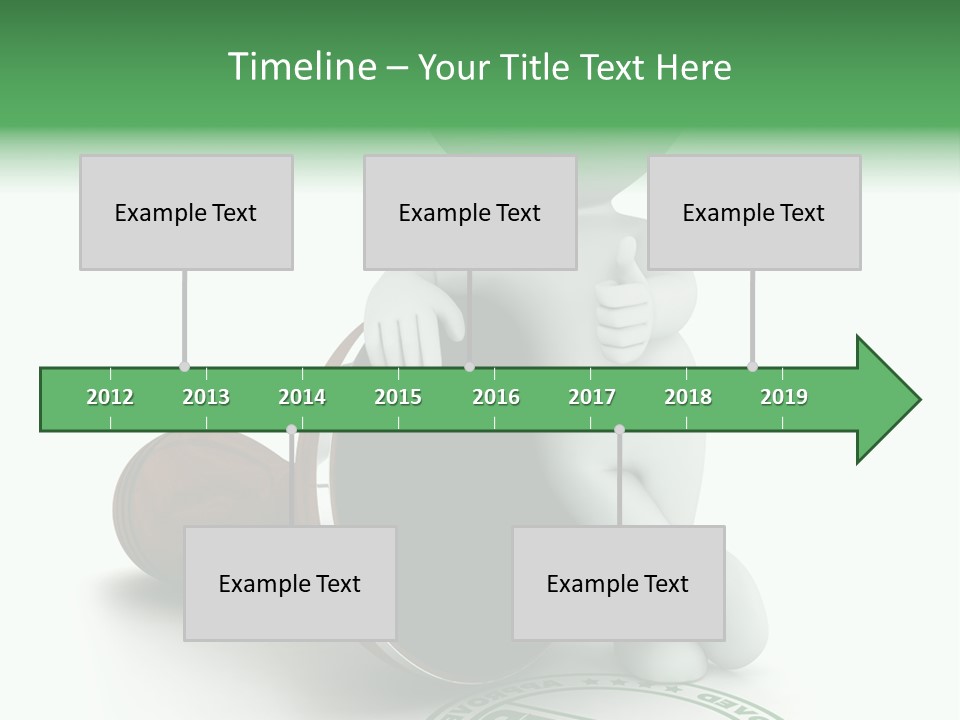Background Stamp Man PowerPoint Template