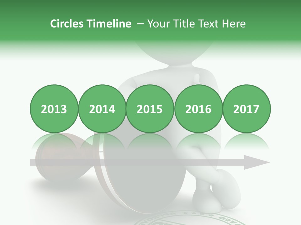 Background Stamp Man PowerPoint Template