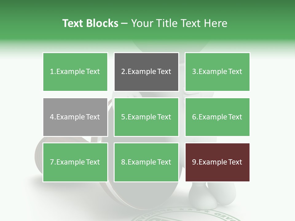 Background Stamp Man PowerPoint Template
