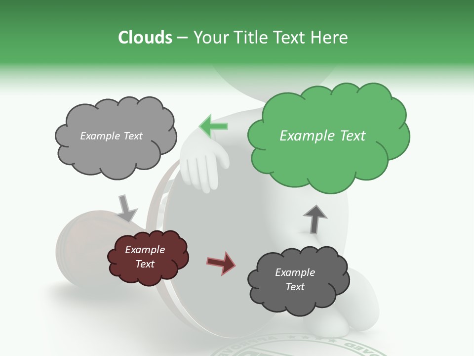 Background Stamp Man PowerPoint Template