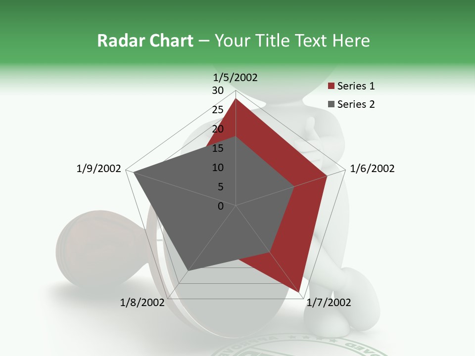 Background Stamp Man PowerPoint Template