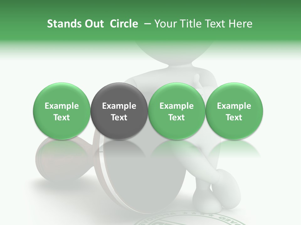 Background Stamp Man PowerPoint Template