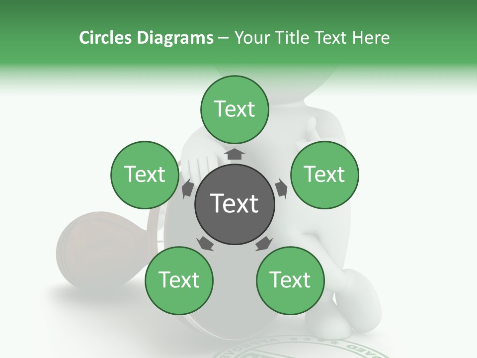 Background Stamp Man PowerPoint Template