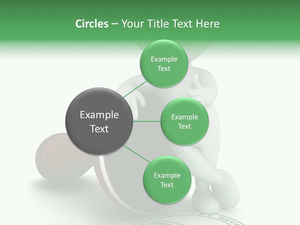 Background Stamp Man PowerPoint Template