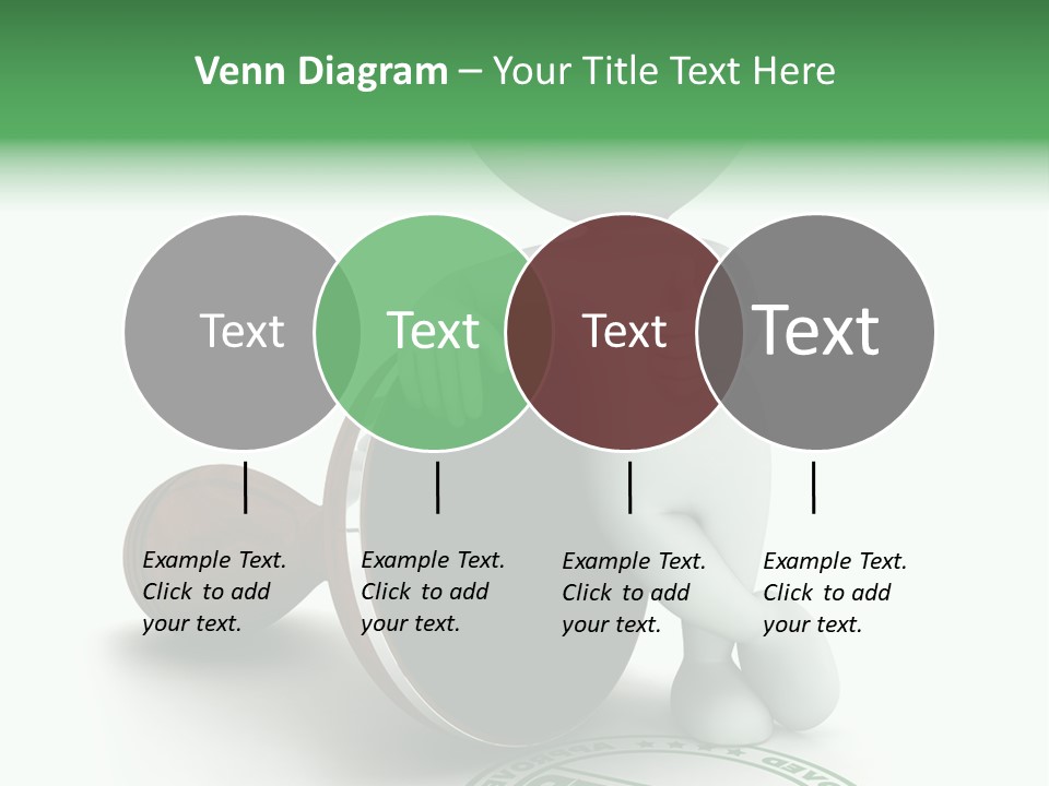 Background Stamp Man PowerPoint Template