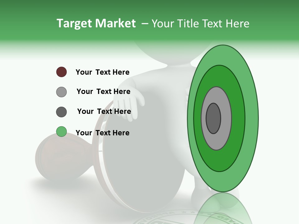 Background Stamp Man PowerPoint Template