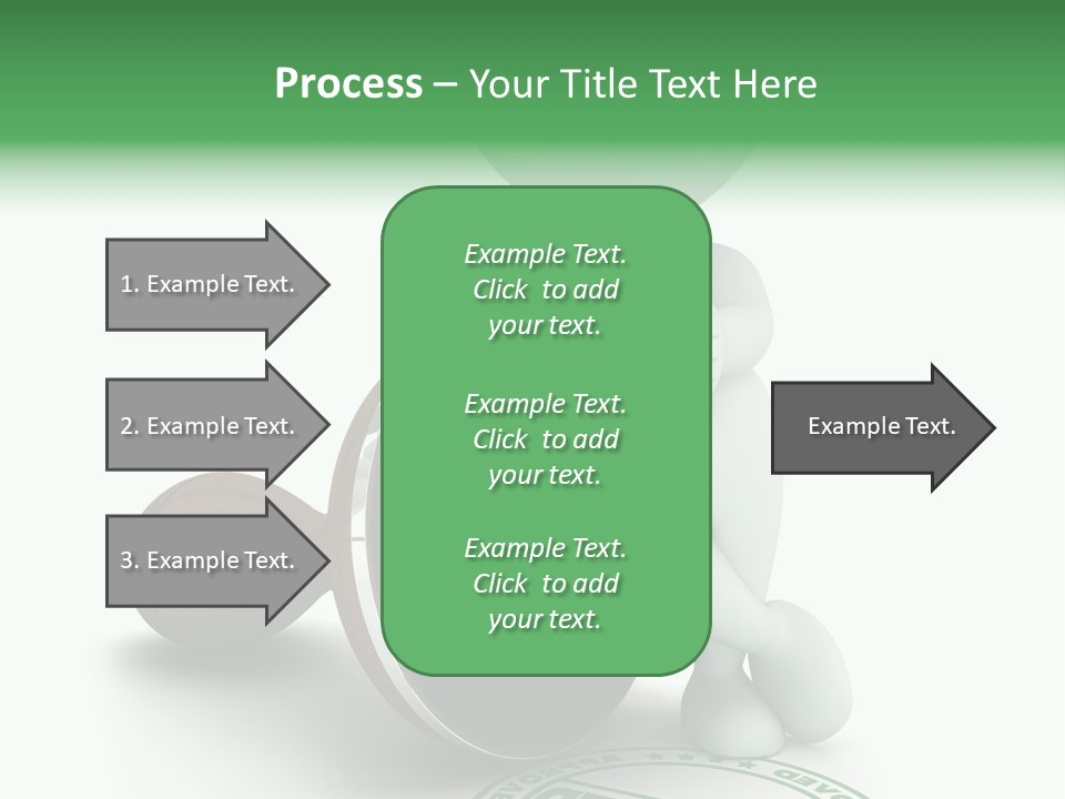 Background Stamp Man PowerPoint Template