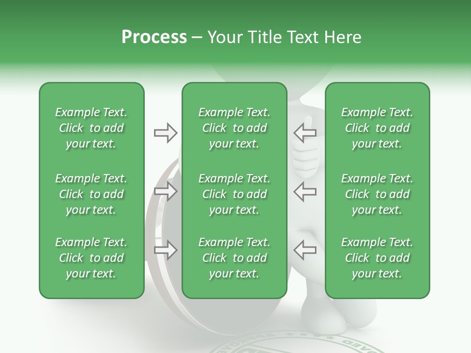 Background Stamp Man PowerPoint Template