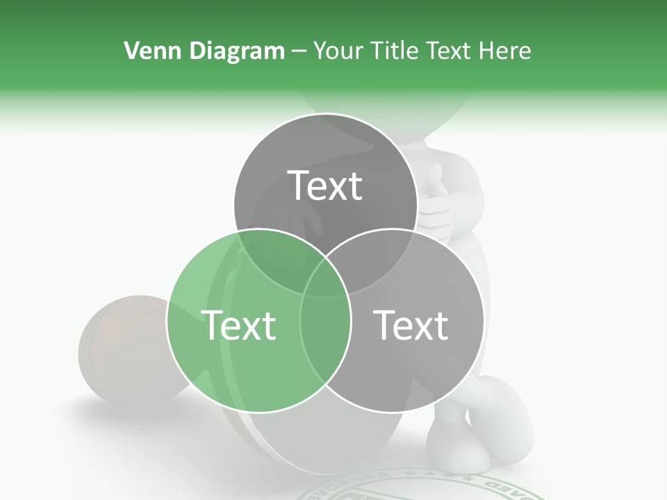 Background Stamp Man PowerPoint Template