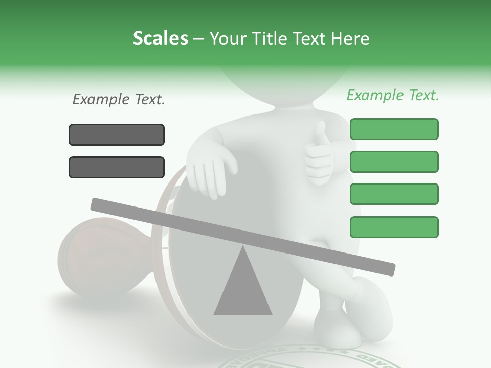 Background Stamp Man PowerPoint Template