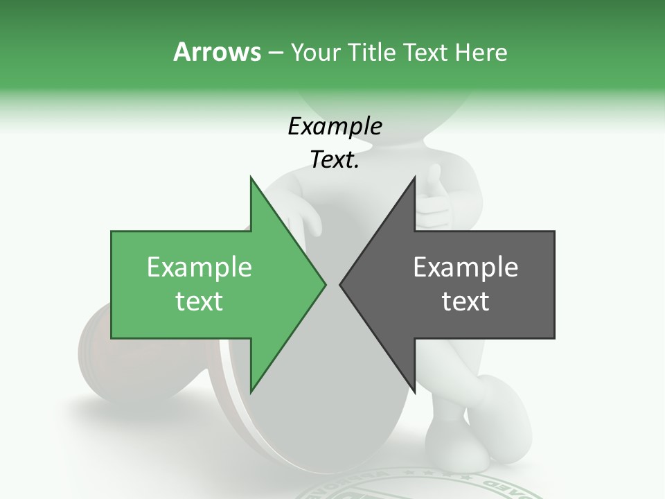 Background Stamp Man PowerPoint Template