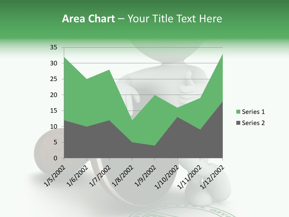 Background Stamp Man PowerPoint Template