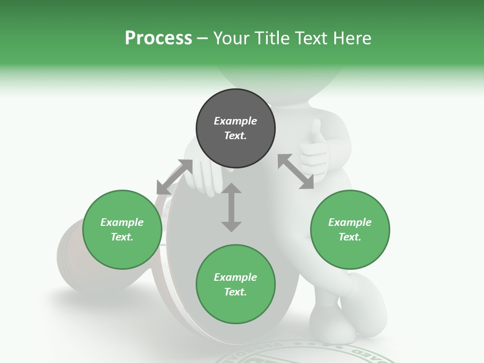 Background Stamp Man PowerPoint Template