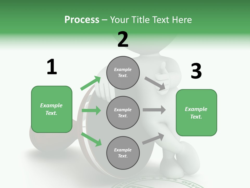 Background Stamp Man PowerPoint Template