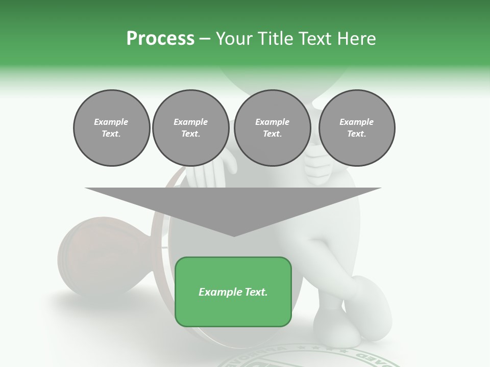 Background Stamp Man PowerPoint Template