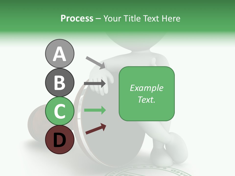 Background Stamp Man PowerPoint Template
