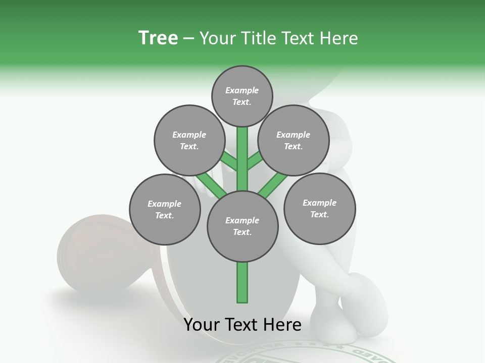 Background Stamp Man PowerPoint Template
