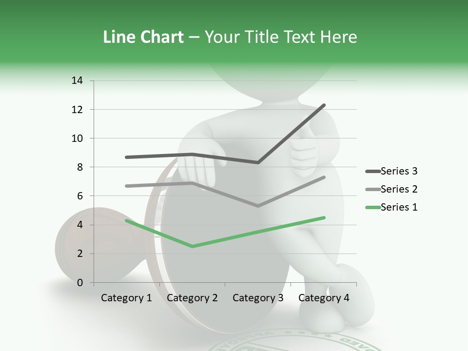 Background Stamp Man PowerPoint Template