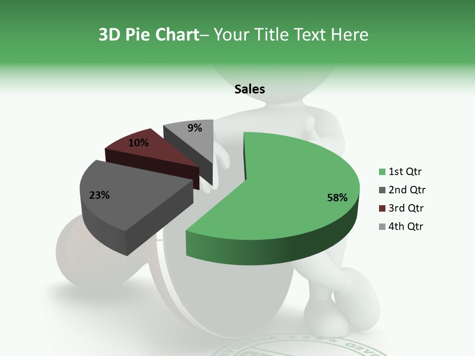 Background Stamp Man PowerPoint Template
