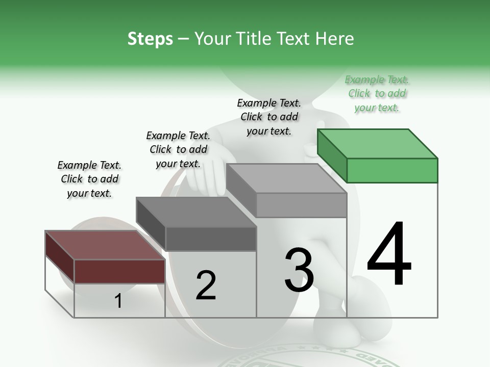 Background Stamp Man PowerPoint Template