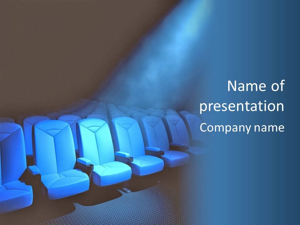 Radiance Picked Auditorium PowerPoint Template