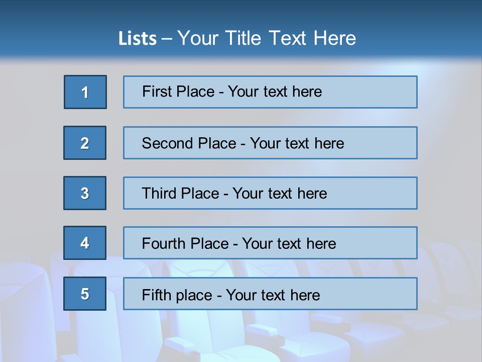 Radiance Picked Auditorium PowerPoint Template
