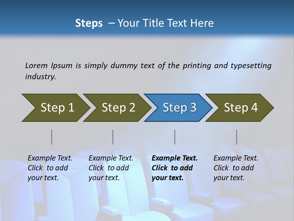 Radiance Picked Auditorium PowerPoint Template