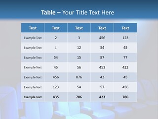 Radiance Picked Auditorium PowerPoint Template