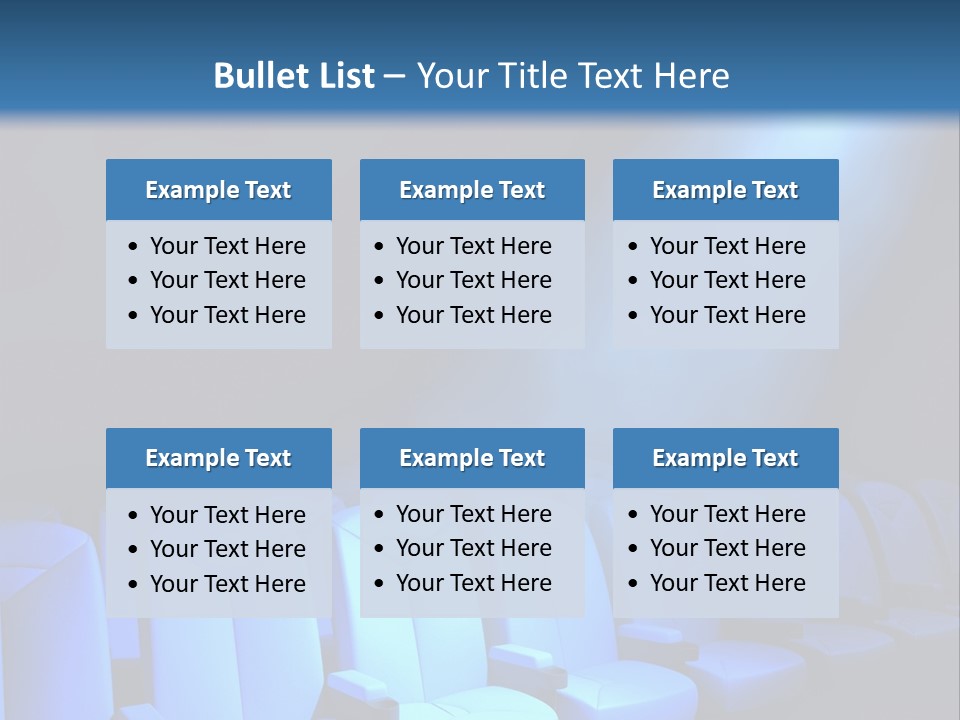 Radiance Picked Auditorium PowerPoint Template
