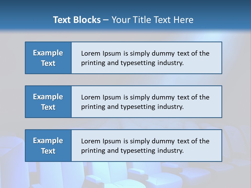 Radiance Picked Auditorium PowerPoint Template
