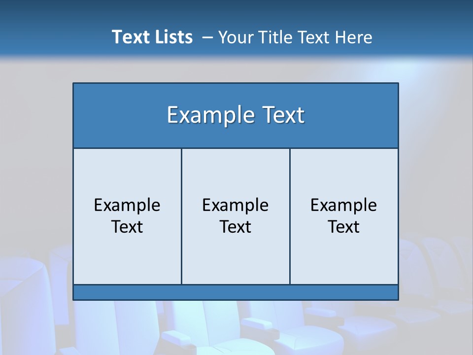 Radiance Picked Auditorium PowerPoint Template