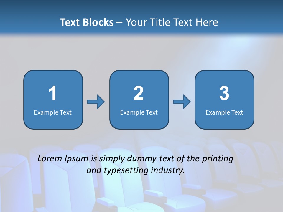 Radiance Picked Auditorium PowerPoint Template