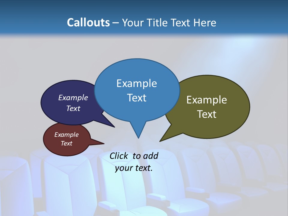 Radiance Picked Auditorium PowerPoint Template