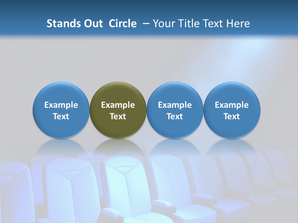 Radiance Picked Auditorium PowerPoint Template