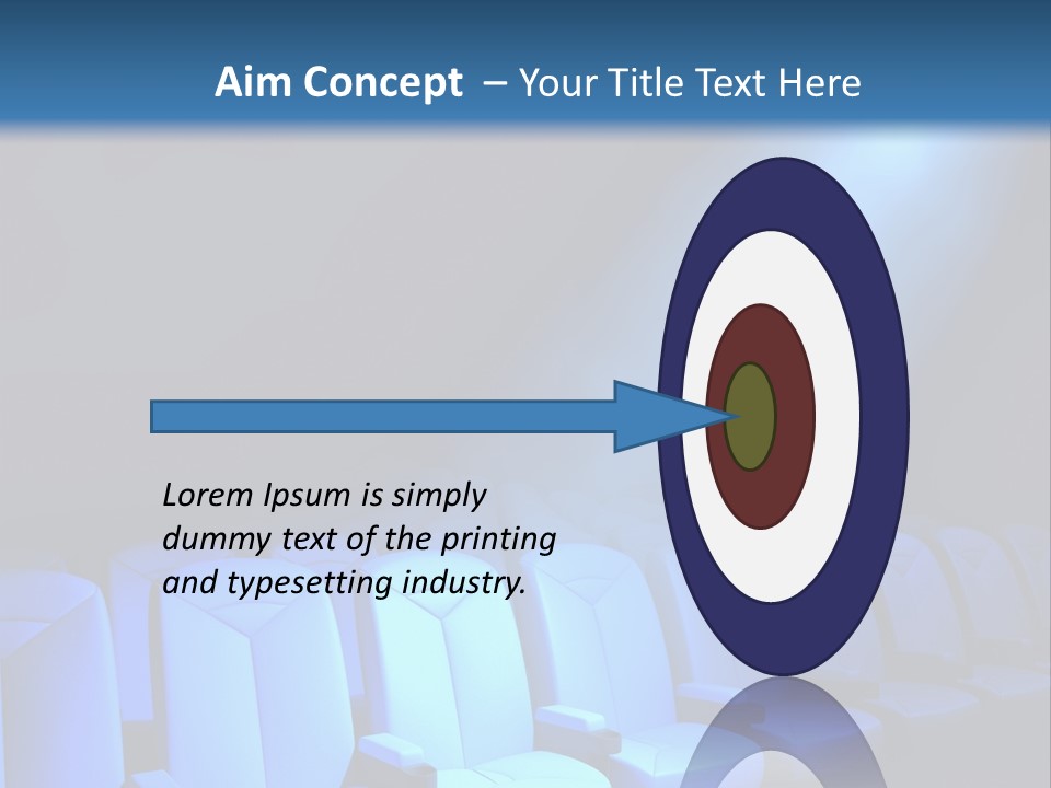 Radiance Picked Auditorium PowerPoint Template