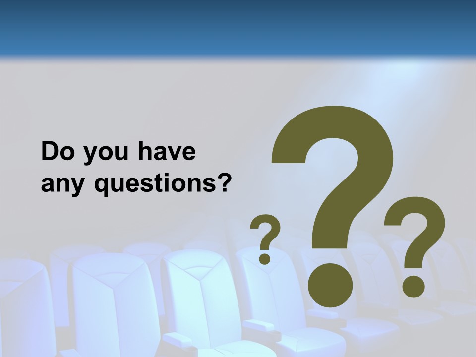 Radiance Picked Auditorium PowerPoint Template