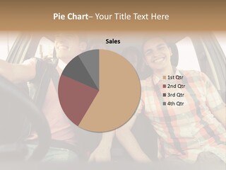 Vehicle People Female PowerPoint Template