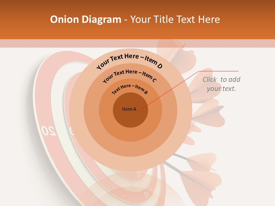 Dart Orange Successful PowerPoint Template